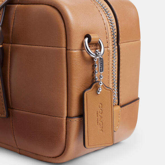 Coachtopia Alter/Ego Satchel Bag In Checkerboard Upcrafted Leather - Picture 6 of 9